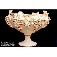 Фруктовница на ножке Lenardi 43см