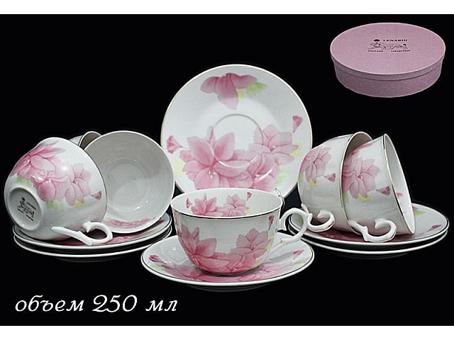 Чайный набор Lenardi Нежность на 6 персон