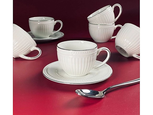 Кофейный набор на 6 персон 12 предметов 115 мл Neo Classic Lenardi