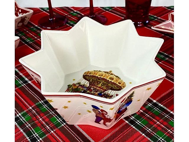 Салатник 20 см Новогодний Lenardi