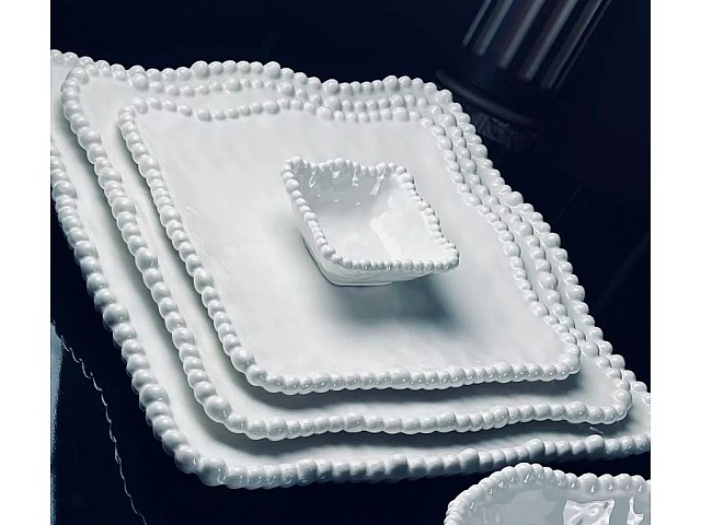 Квадратное блюдо 30 см Маринет Lenardi