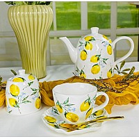 Чайный сервиз на 6 персон 16 предметов Лимоны Lenardi