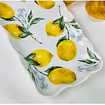 Прямоугольное блюдо 33 см Лимоны Lenardi