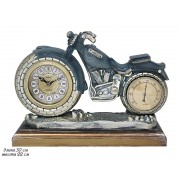Часы настольные Мотоцикл Lenardi 22 см