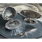 Икорница с ложкой Steel Lenardi Икорница с ложкой Steel Lenardi