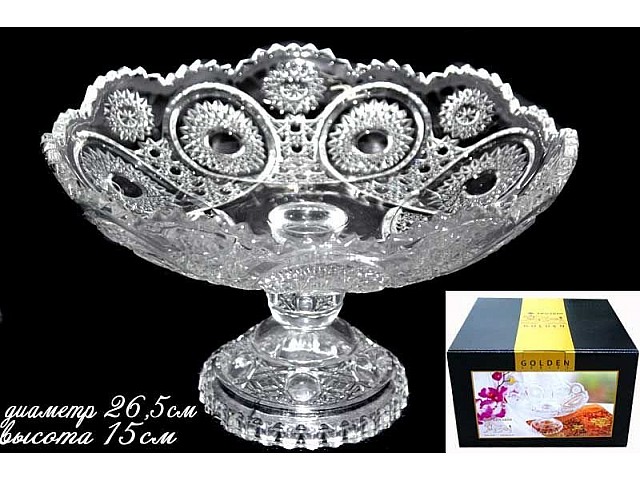 Фруктовница на ножке Lenardi 26,5см