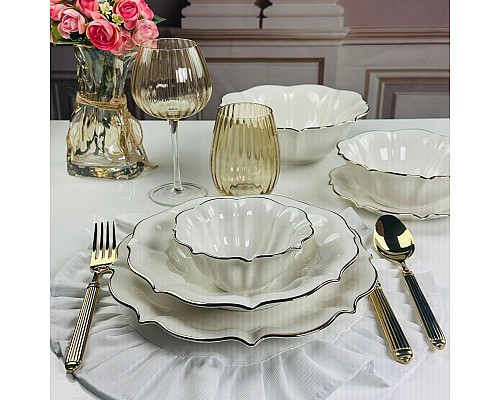 Обеденный сервиз Камелия Lenardi на 6 персон 26 предмета Обеденный сервиз Камелия Lenardi на 6 персон 26 предмета