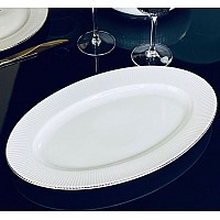 Набор из 2 овальных блюд 36 см Moon Lenardi