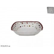 Квадратный салатник Новогодний Lenardi 14 см