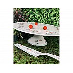 Тортовница с лопаткой Земляника Lenardi