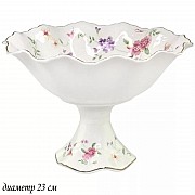 Фруктовница Lenardi Флоренс 23 см на ножке