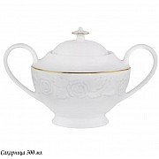 Сахарница 300 мл Белая роза Lenardi