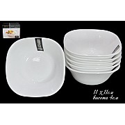 Набор из 6 салатников 11см Lenardi White