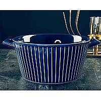 Салатник с ручками Aquamarine Lenardi 18 см