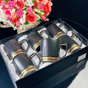 Набор из 6 кружек 400 мл Эллада Lenardi черный