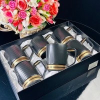 Набор из 6 кружек 400 мл Эллада Lenardi черный