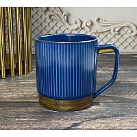 Кружка 420 мл Wood Lenardi синяя