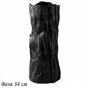 Ваза 34 см Эфиопия Lenardi черная