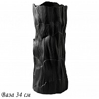 Ваза 34 см Эфиопия Lenardi черная