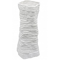 Ваза 34 см Эфиопия Lenardi белая