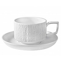 Кофейный набор на 6 персон 12 предметов Эфиопия Lenardi белый