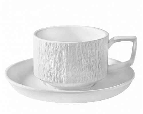 Кофейный набор на 6 персон 12 предметов Эфиопия Lenardi белый