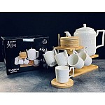 Кофейный набор 13 предметов 130 мл на подставке Bamboo Lenardi
