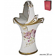 Ваза декоративная 36 см Мраморная Lenardi