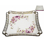 Квадратное блюдо Азалия Lenardi 29 см