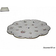 Блюдо круглое Анемон мраморный Lenardi 20 см