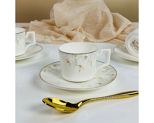 Кофейный набор Лилиан Lenardi на 6 персон 12 предметов