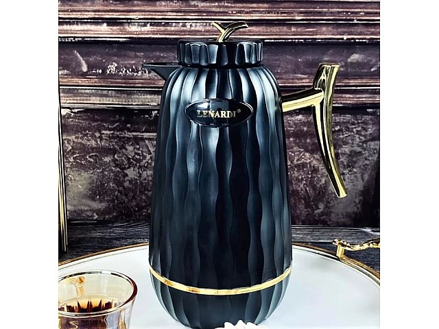 Термос 1000 мл Therm Lenardi черный с золотом