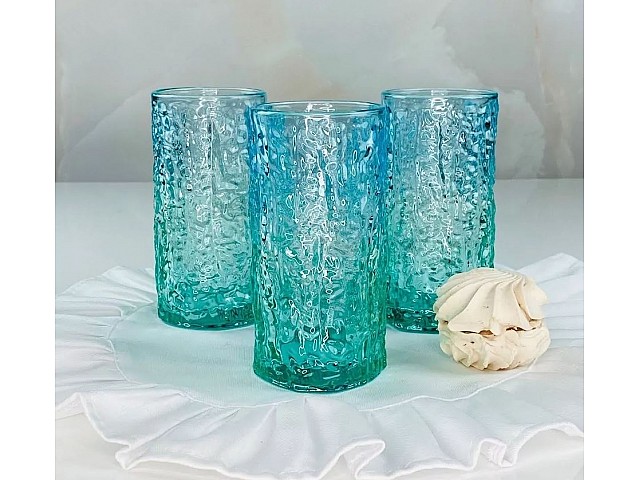 Набор из 6 стаканов 340 мл Glass Color Lenardi зеленый