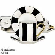 Кофейный набор Жаклин Lenardi на 6 персон 12 предметов