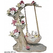 Статуэтка Lenardi Младенец в колыбели 30 см