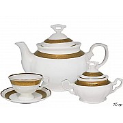 Чайный сервиз Золотая лента Lenardi 16 предметов