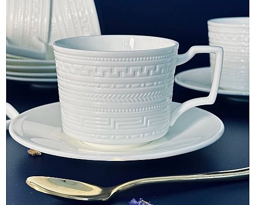 Чайный набор на 6 персон 12 предметов 230 мл Марсель Lenardi