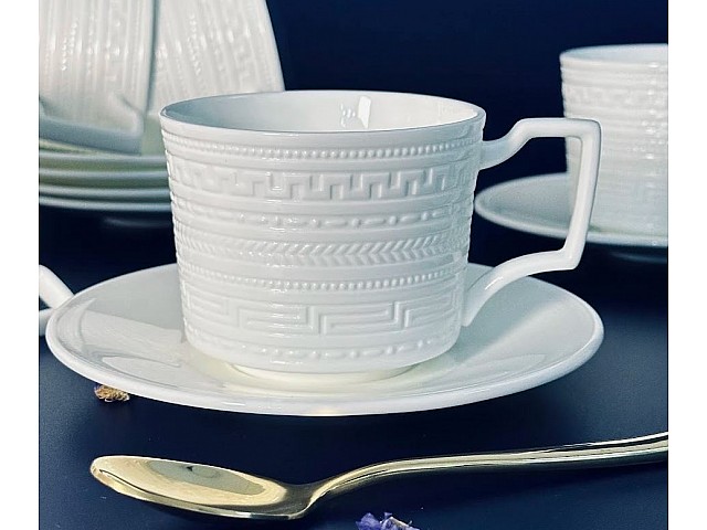 Чайный набор на 6 персон 12 предметов 230 мл Марсель Lenardi