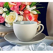 Чайный набор на 6 персон 12 предметов Lesto Lenardi серый