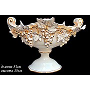 Фруктовница на ножке Lenardi 51см