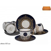 Кофейный набор Lenardi Черная роза 12 предметов