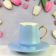 Чайный набор Lenardi Кратер голубой 12 предметов