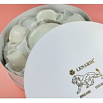 Чайный набор на 6 персон 12 прелметов 230 мл Simple white Lenardi