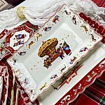 Прямоугольное блюдо 30 см Новогодний Lenardi