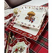 Прямоугольное блюдо 30 см Новогодний Lenardi