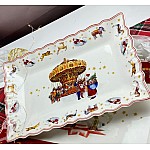 Прямоугольное блюдо 30 см Новогодний Lenardi