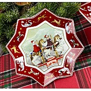 Набор из 6 тарелок 15 см Новогодний Lenardi