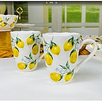 Набор из 2 кружек 400 мл Лимоны Lenardi