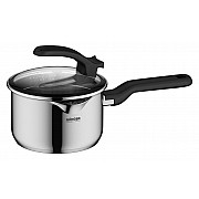 Ковш со стеклянной крышкой NADOBA MIRKA 16 см 1,6 л