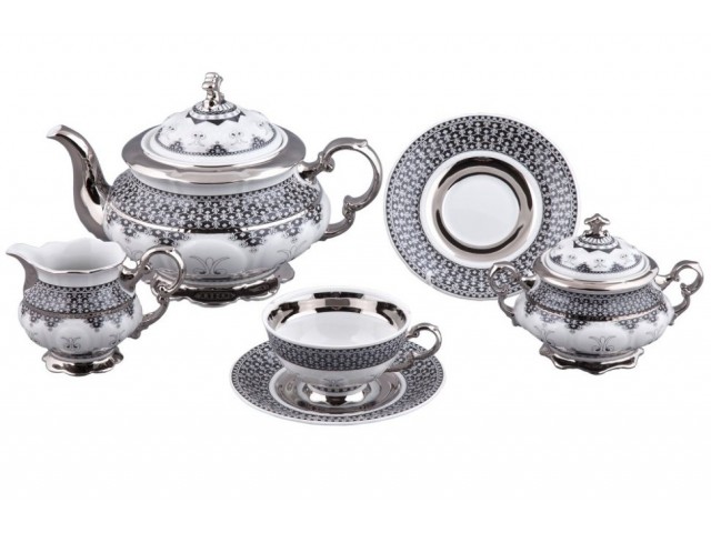 Сервиз чайный Rudolf Kampf Национальные Традици линия Сирия 2115 на 6 персон 15 предметов